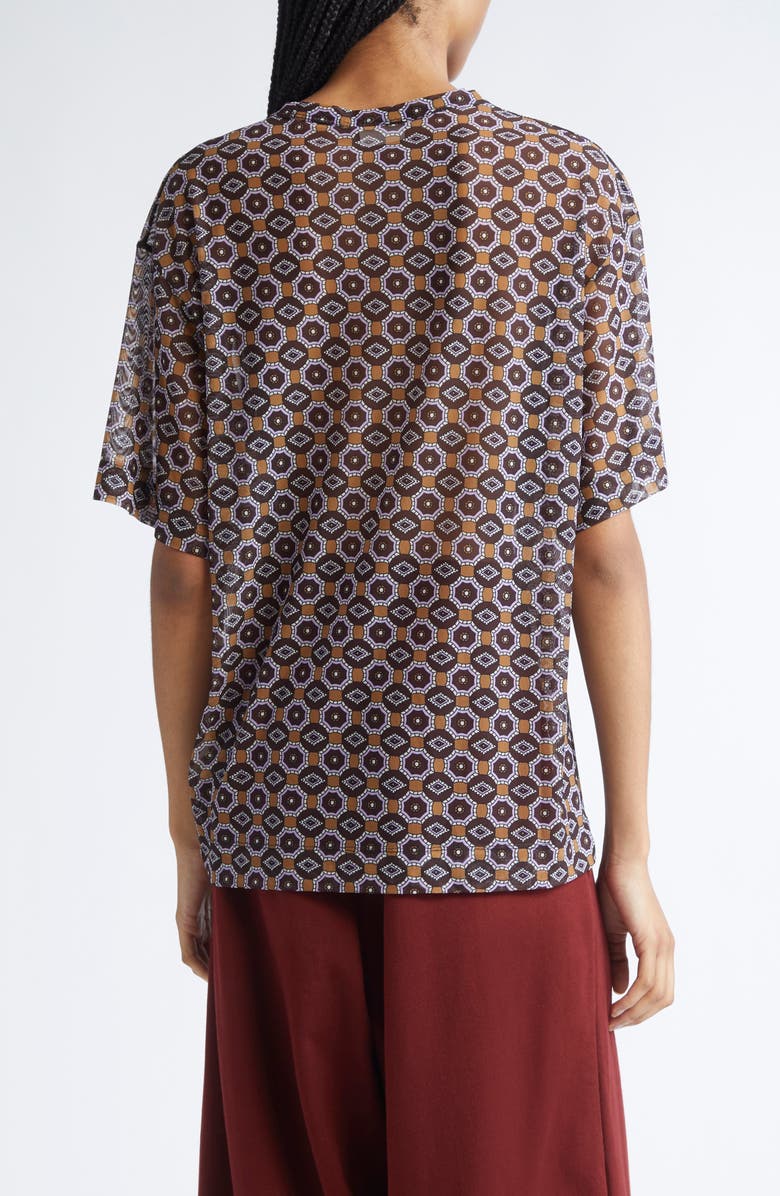 Dries Van Noten Hoge T-Shirt, Alternate, color, Brown