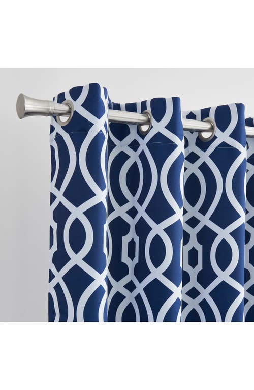 Dainty Home Single Blackout Panel Curtain In Navy