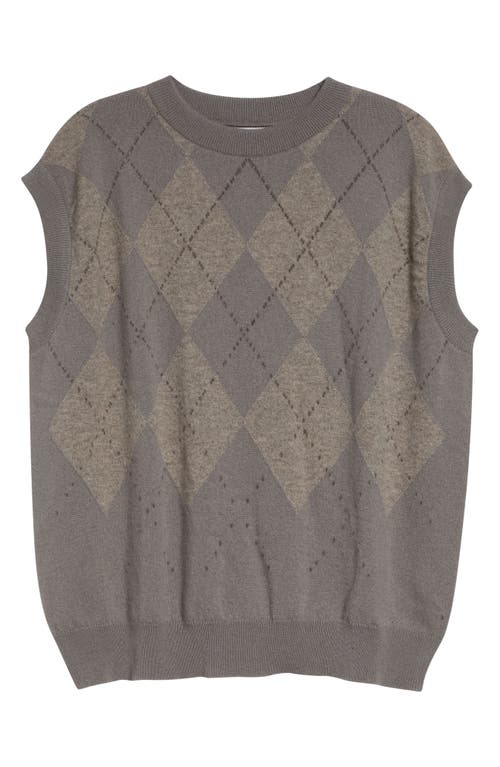 Johnstons Of Elgin Clan Argyle Plaid Cashmere Sweater Vest