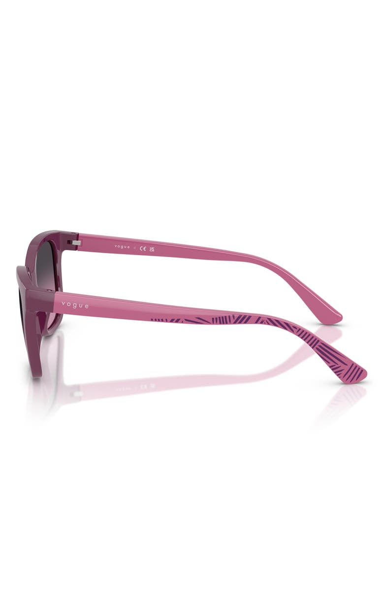 VOGUE 49mm Rectangular Sunglasses, Alternate, color, Purple