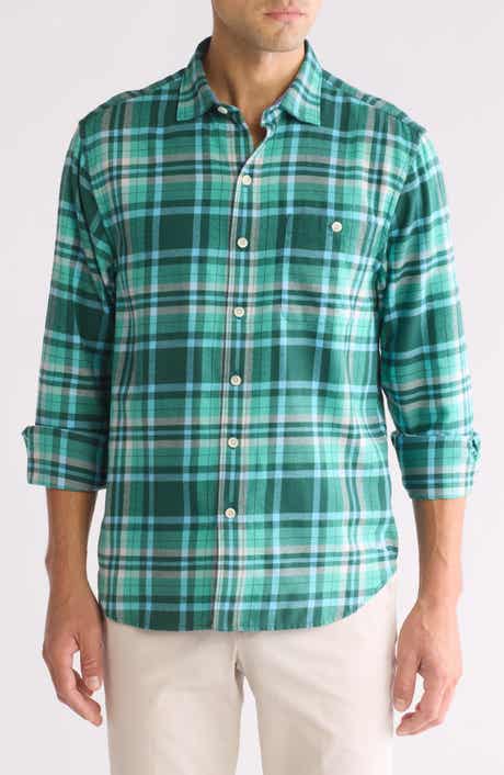 Tommy Bahama Frozen Lake Plaid Button-Up Shirt