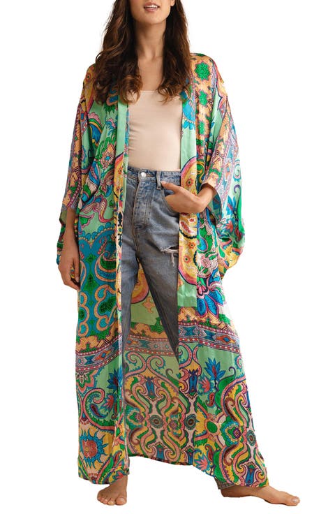 Paisley Print Topper