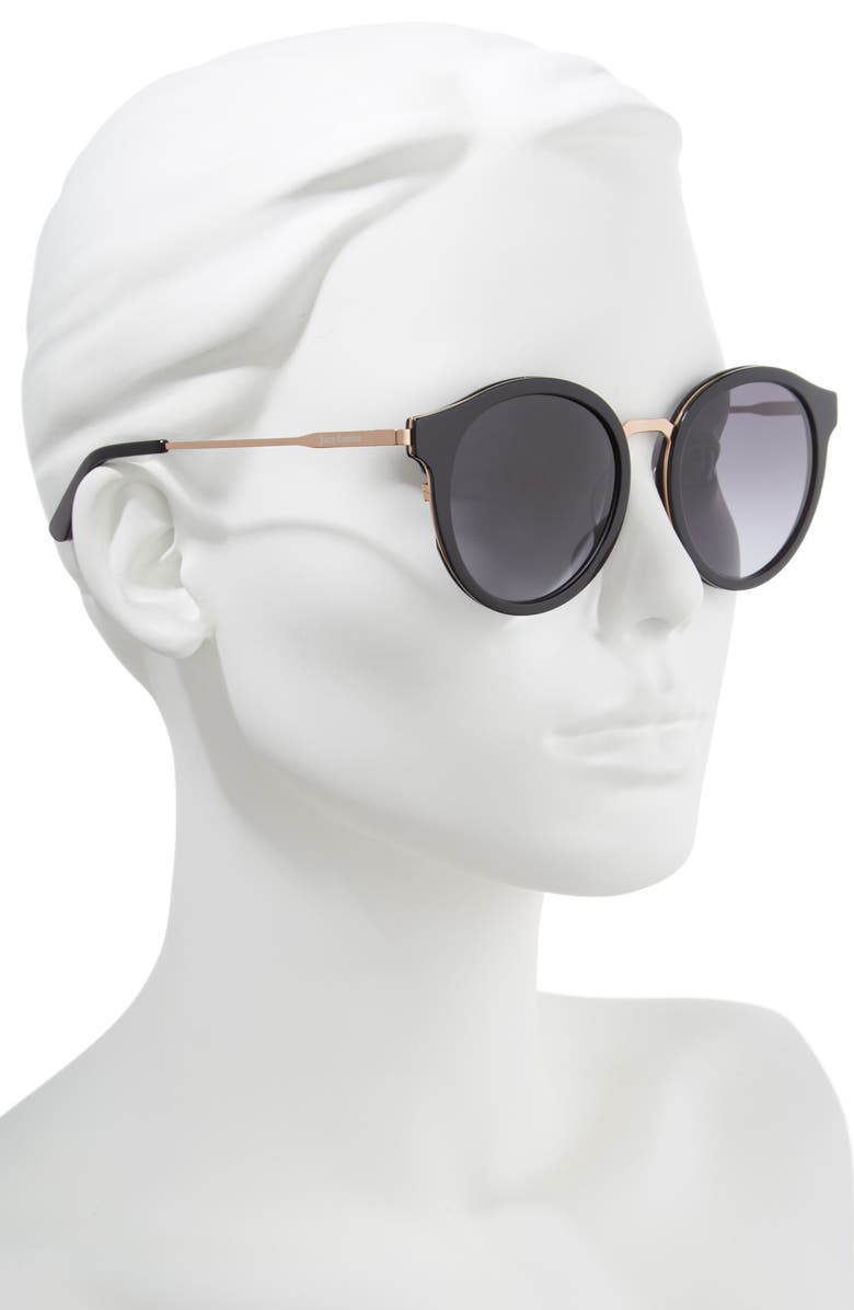 Juicy Couture 52mm Round Sunglasses, Alternate, color, 