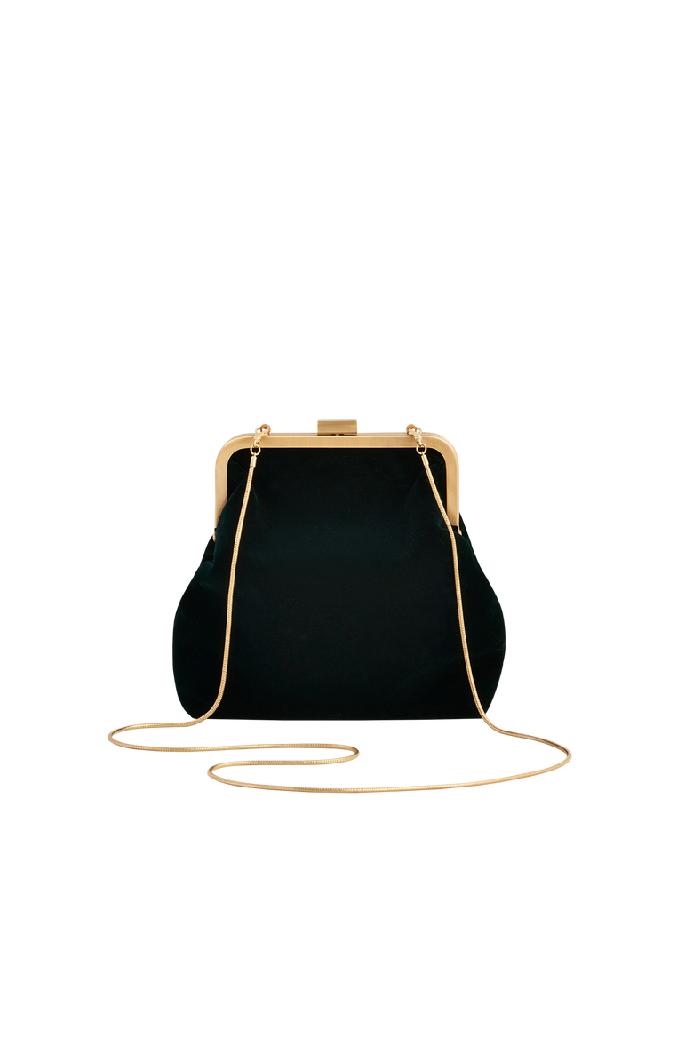 Fable England Into The Woods Green Clutch Bag, Alternate, color, Woodland Green