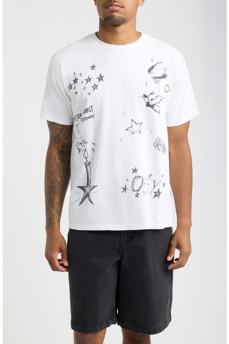 Dreams Graphic T-Shirt, Main, color, WHITE