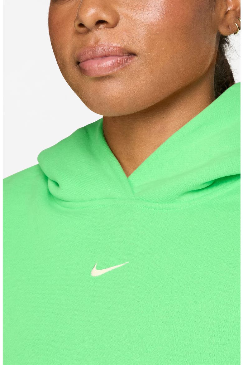 Oversized Pullover Hoodie, Alternate, color, GREEN/ SAIL