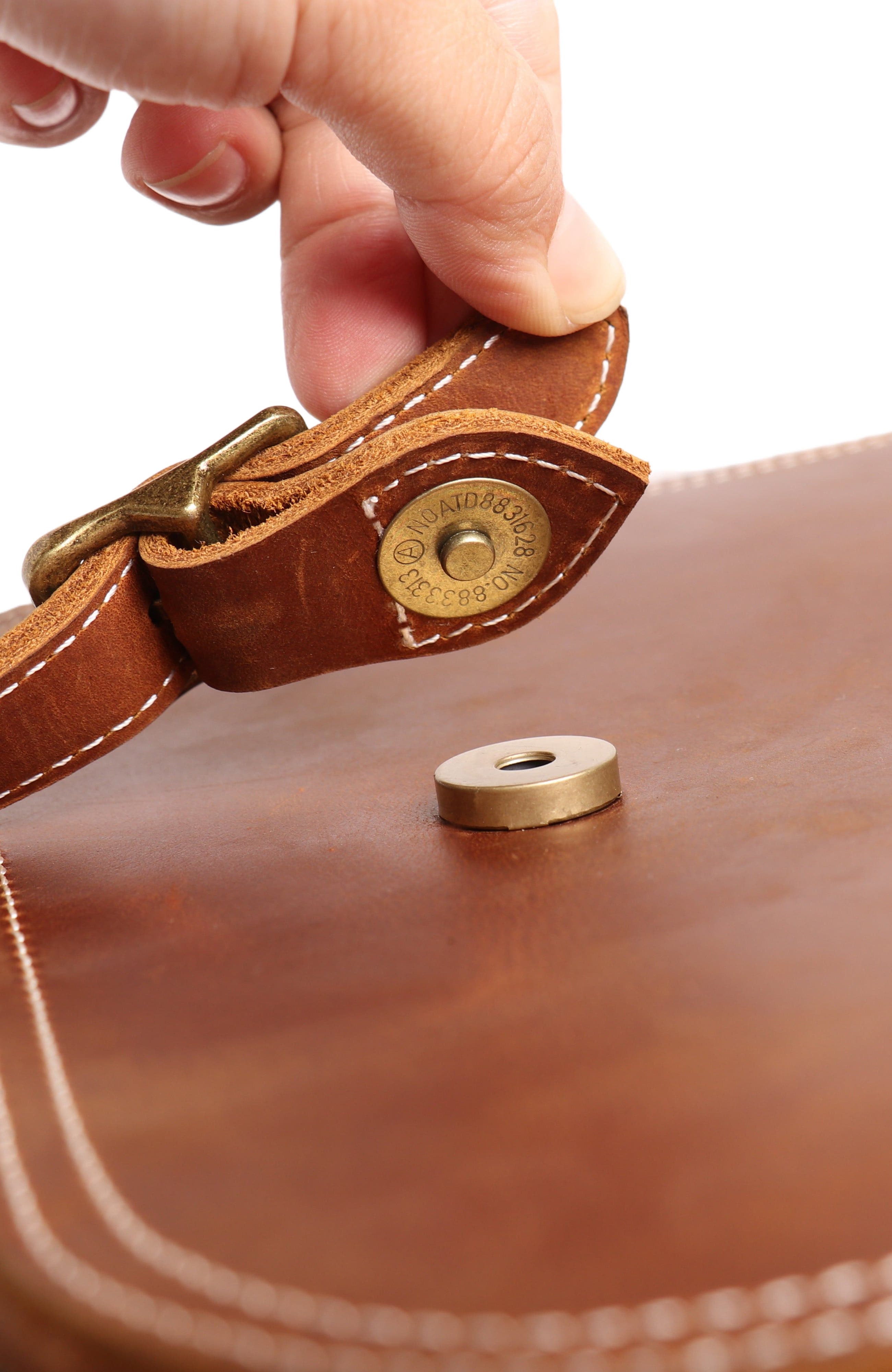 STEEL HORSE LEATHER Sachi Leather Backpack | Small Women's Leather Backpack, Alternate, color, Brown