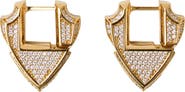 Burberry Small Shield Pavé Earrings