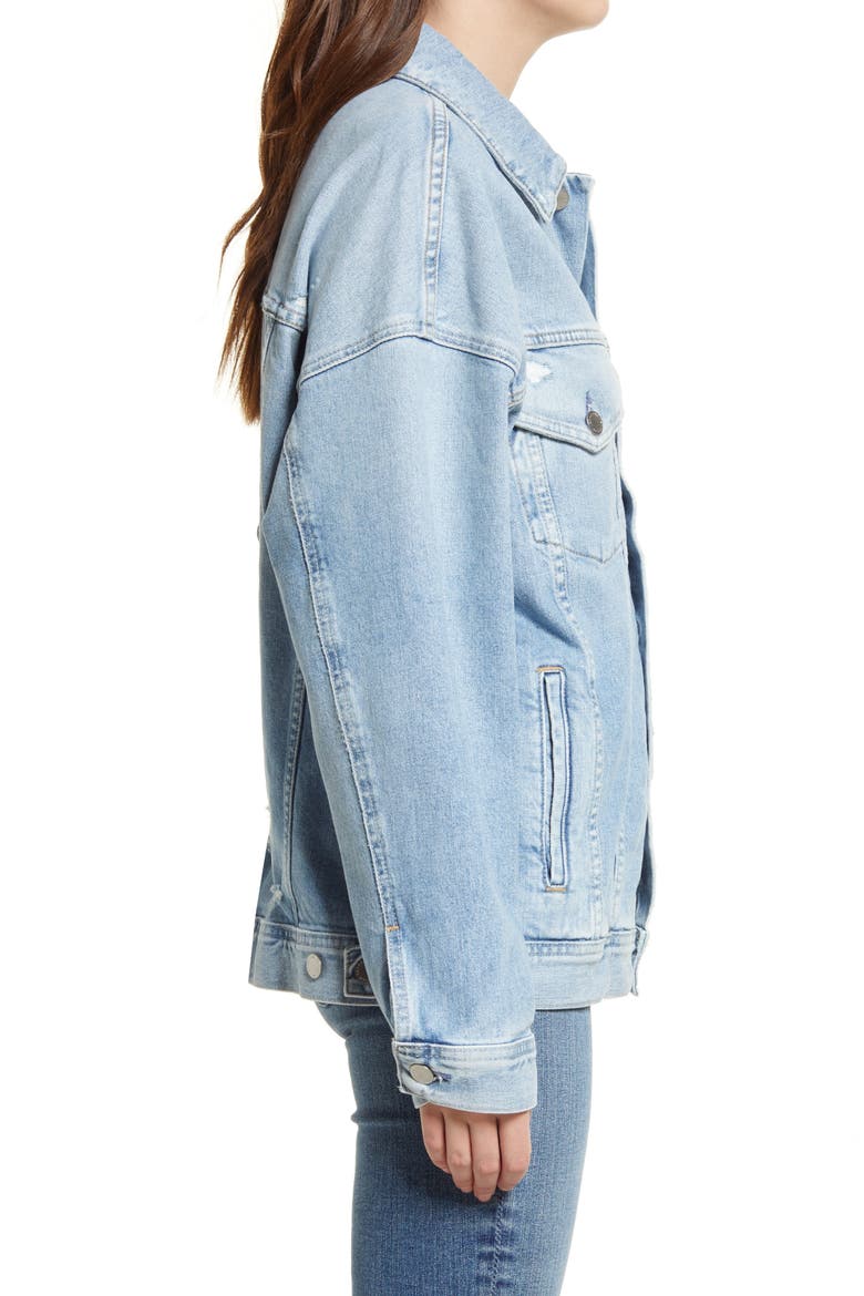 Kendrix Denim Trucker Jacket, Alternate, color, 23 YEARS FACADE