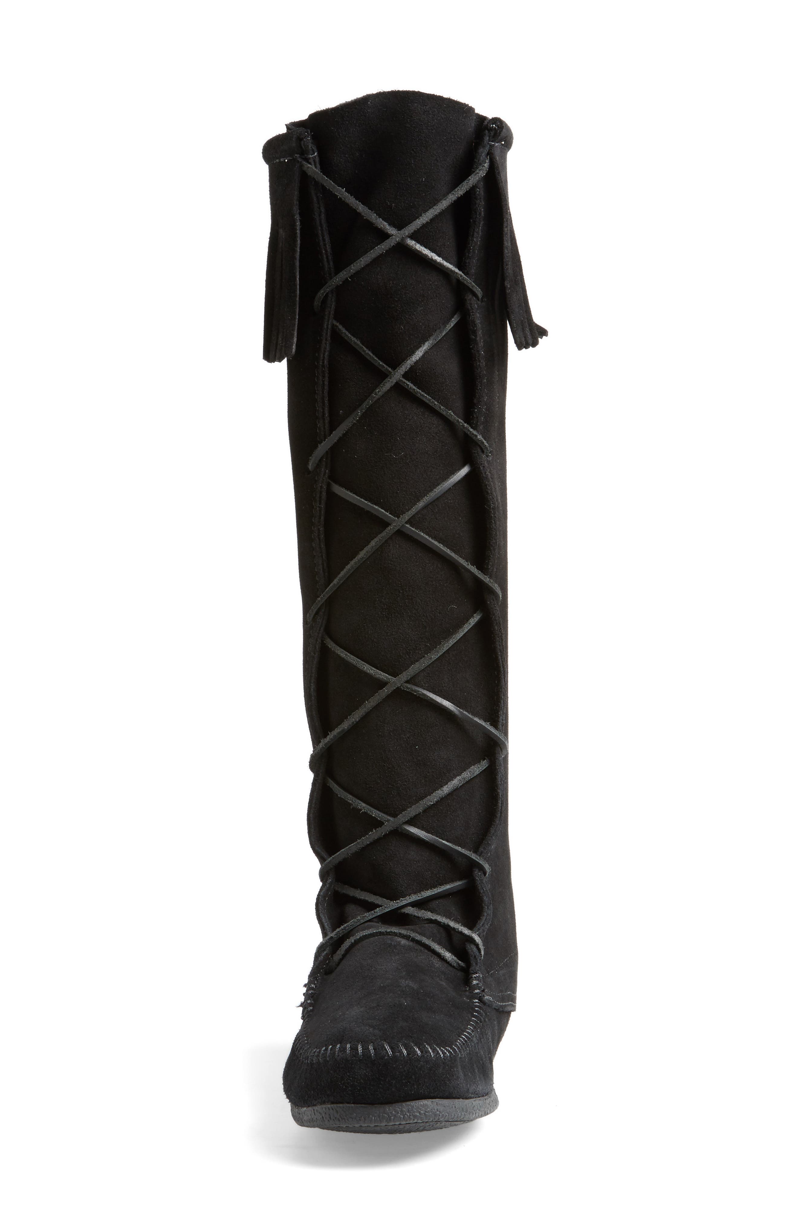Minnetonka Knee High Boot, Alternate, color, 