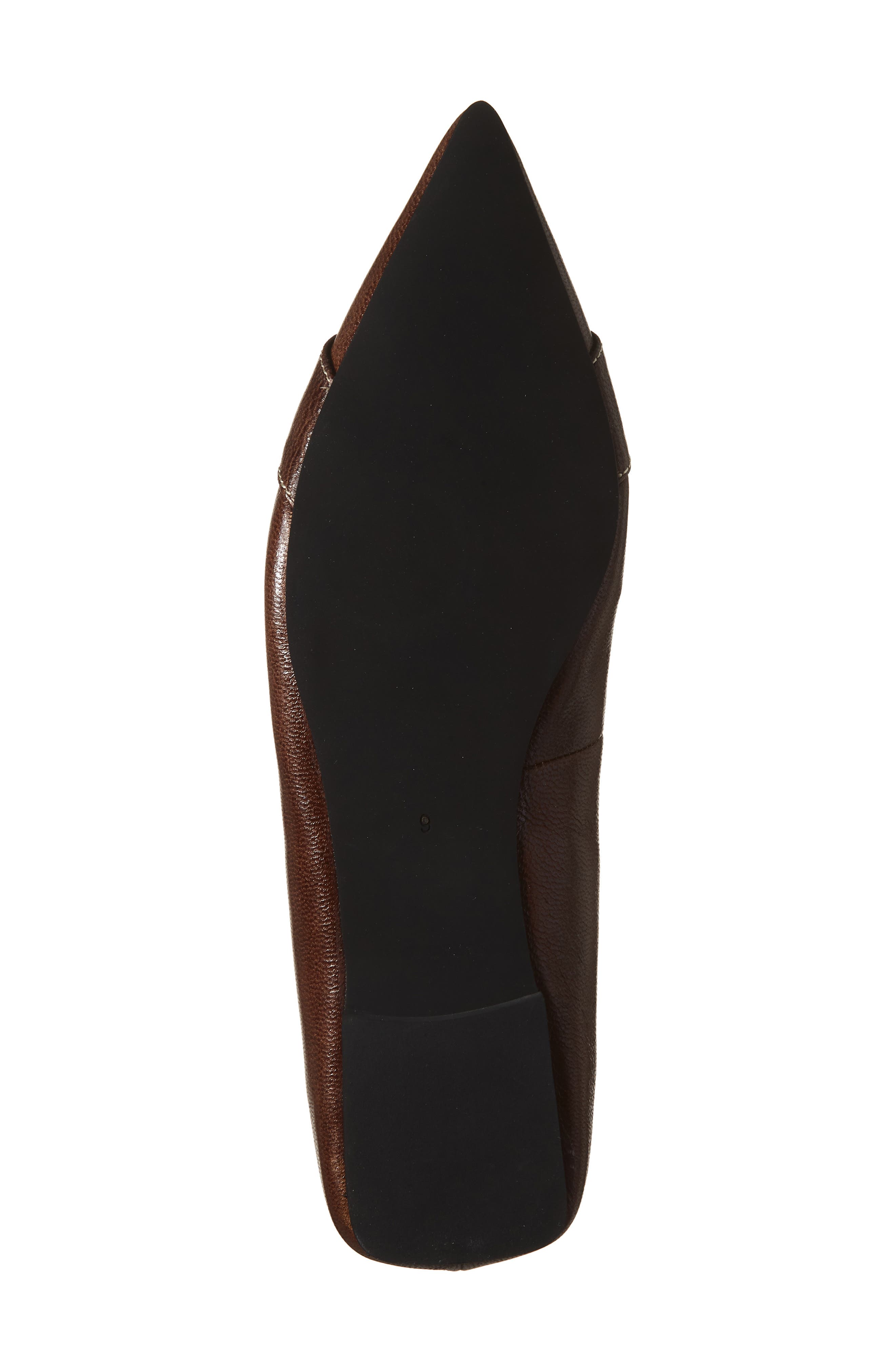 Jeffrey Campbell Punctual Pointed Toe Flat, Alternate, color, Brown Combo