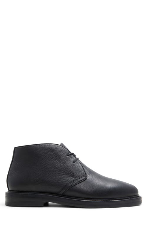 Brooks Brothers Leather Chukka Boots In Open Black