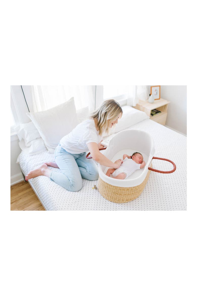 Natural Bilia Bassinet, Alternate, color, NATURAL