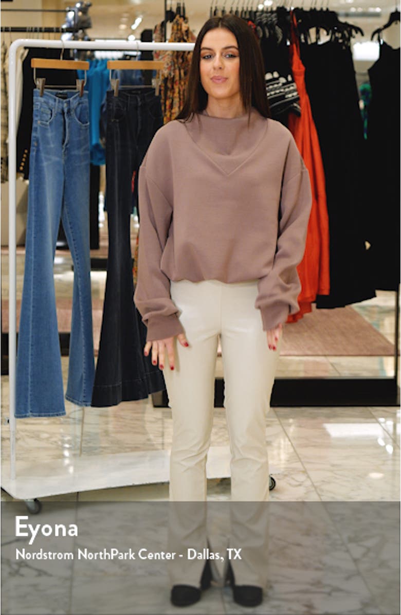 Betsy Funnel Neck Sweatshirt, sales video thumbnail