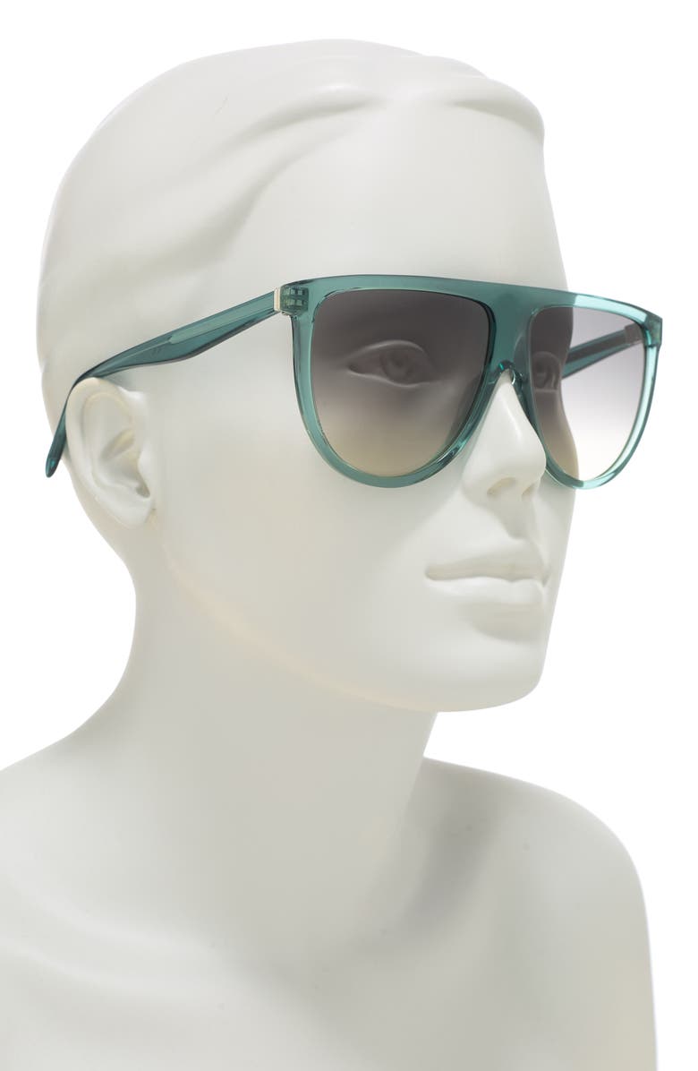 CELINE 62mm Flat Top Sunglasses, Alternate, color,