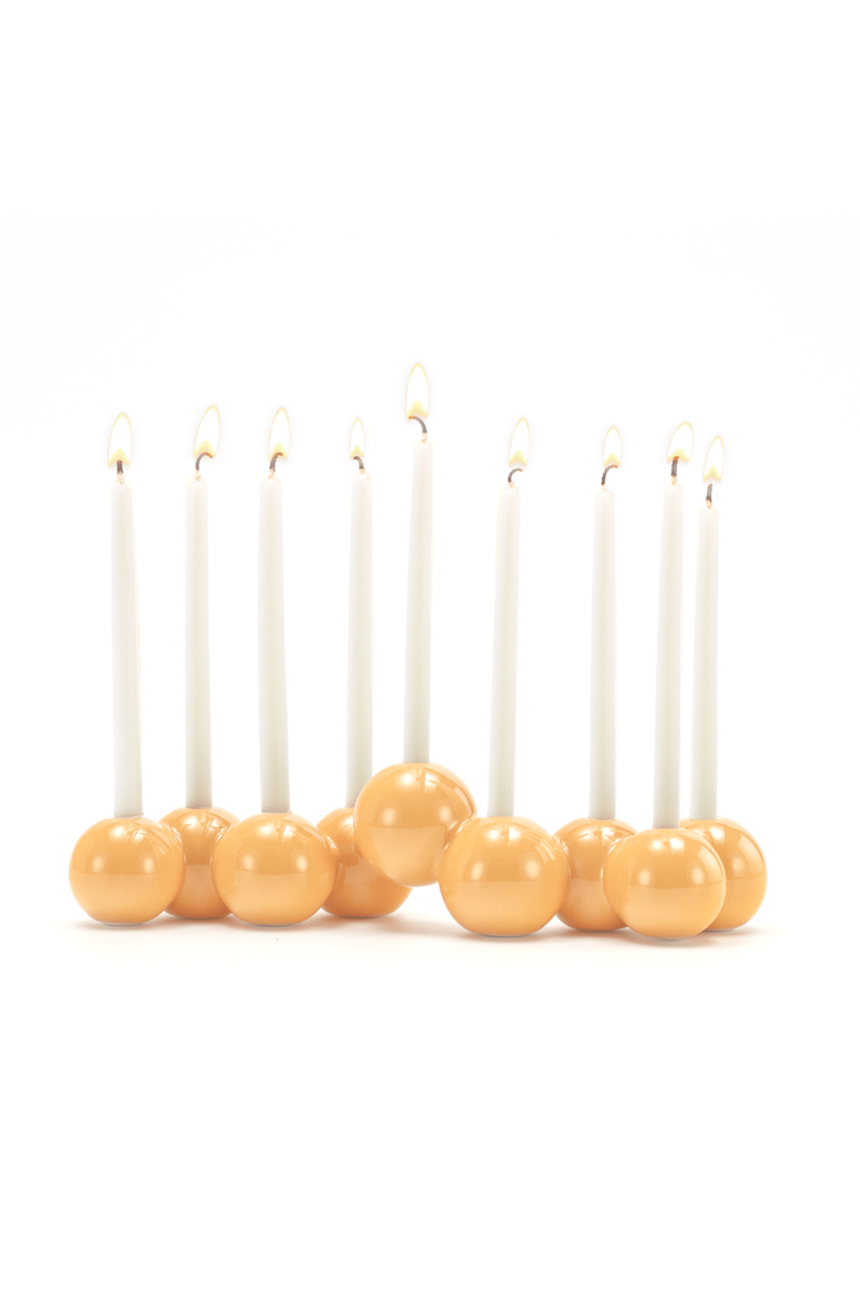Bubble Menorah, Main, color, Mustard