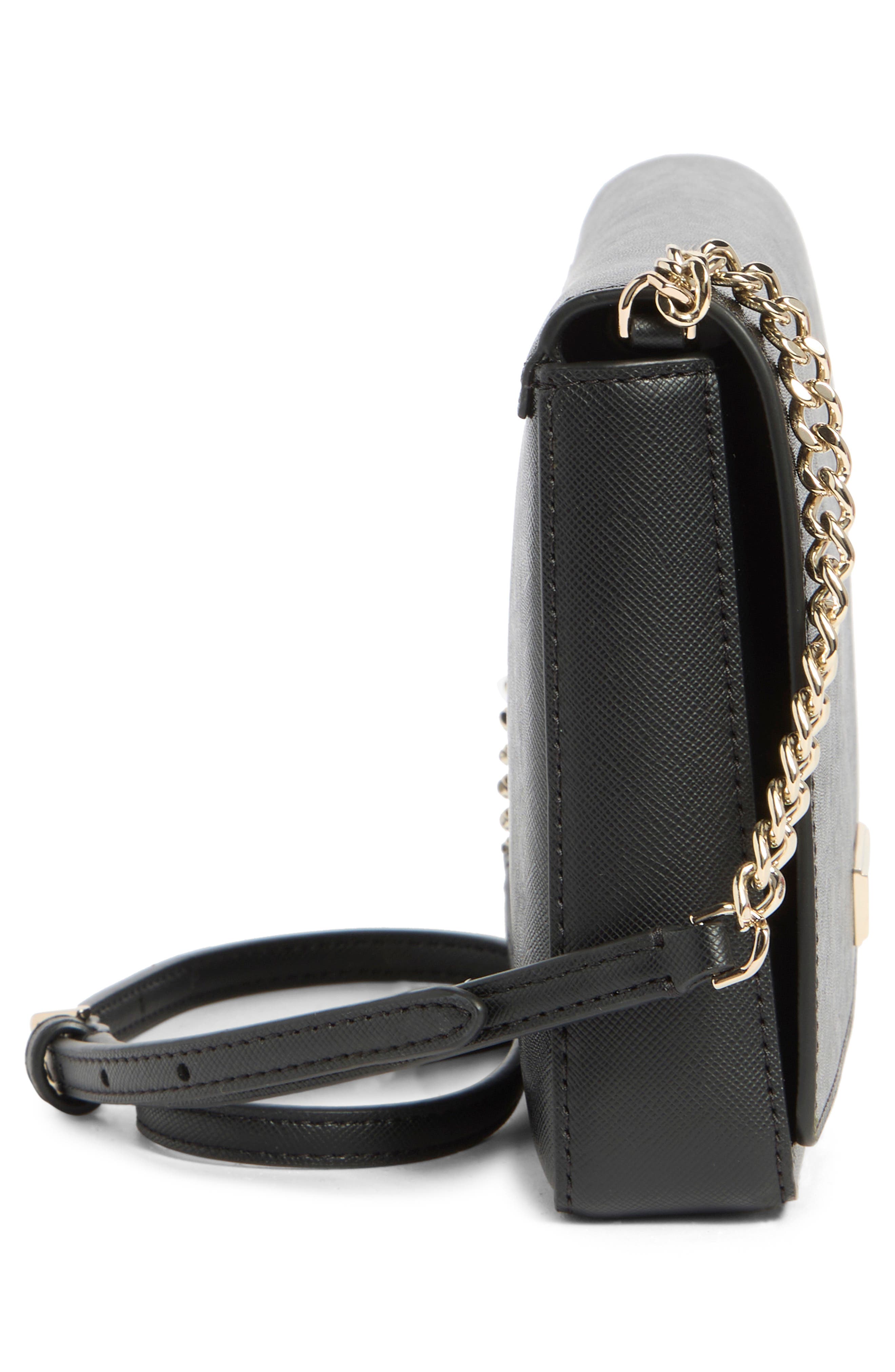 Kate Spade New York kenzie small convertible crossbody bag, Alternate, color, Black