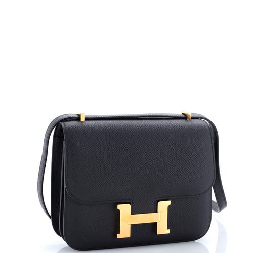 Pre-owned Hermes Hermes Constance Nm Bag Epsom 18 In Black