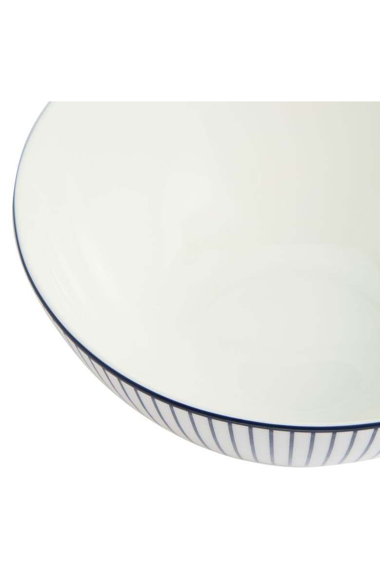 Wedgwood Gio Pinstripe Bone China Cereal Bowl, Alternate, color, White Multi