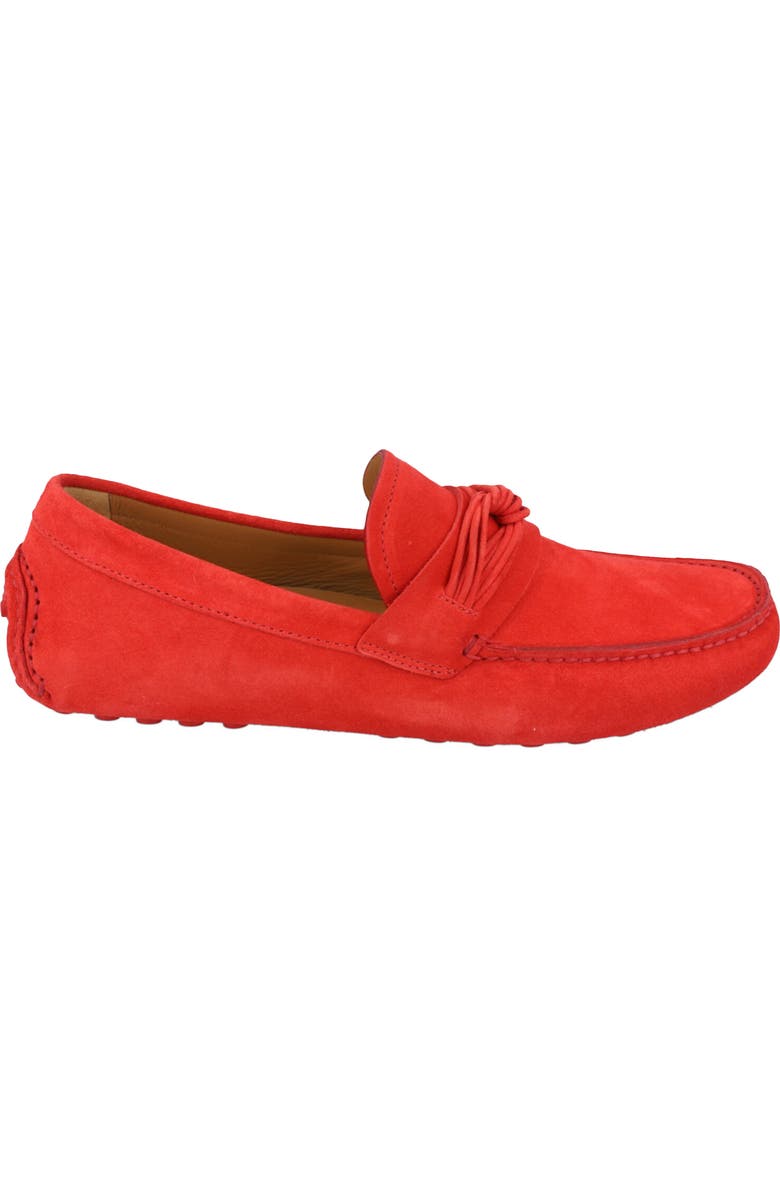 FERRAGAMO Forbes Driving Loafer, Alternate, color, Red