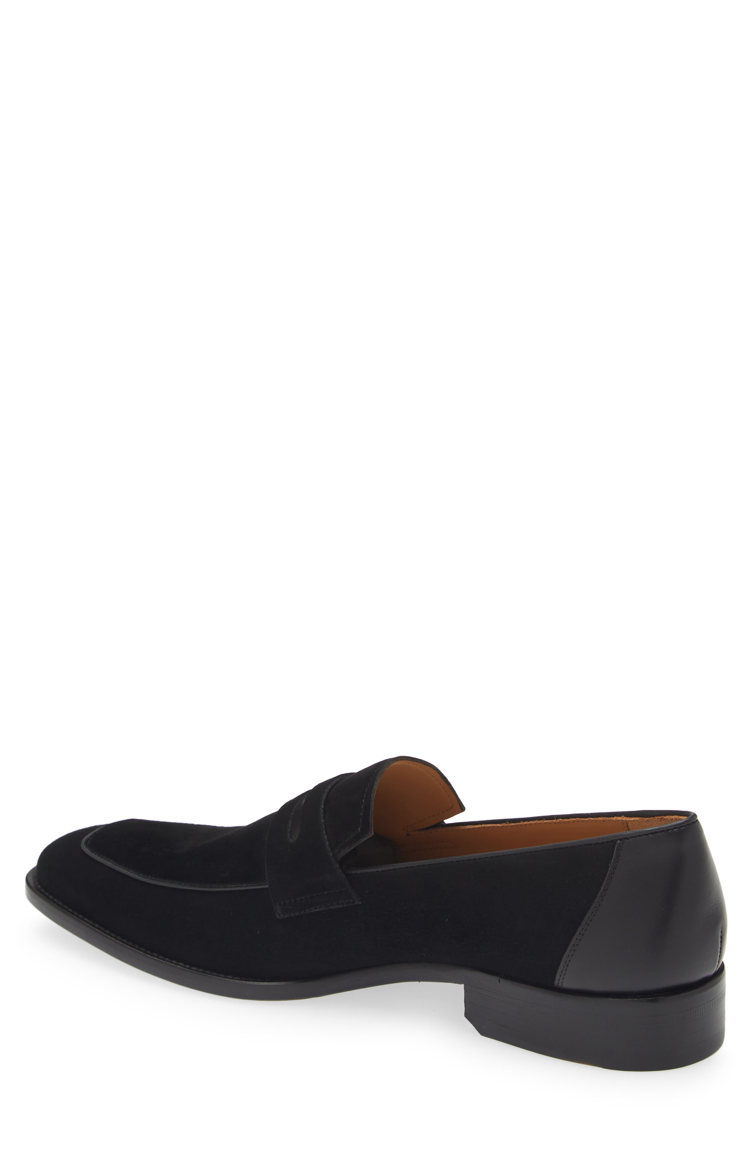 Mezlan Galeno Penny Loafer, Alternate, color, Black