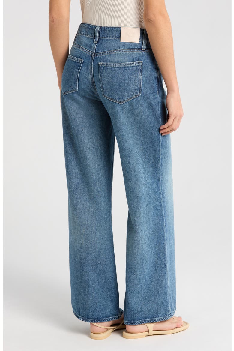 Zoey Tie Waist Wide Leg Jeans, Alternate, color, JAZZ CLUB