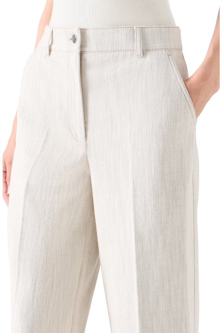 Chiara Cropped Wide Leg Jeans, Alternate, color, CASHEW