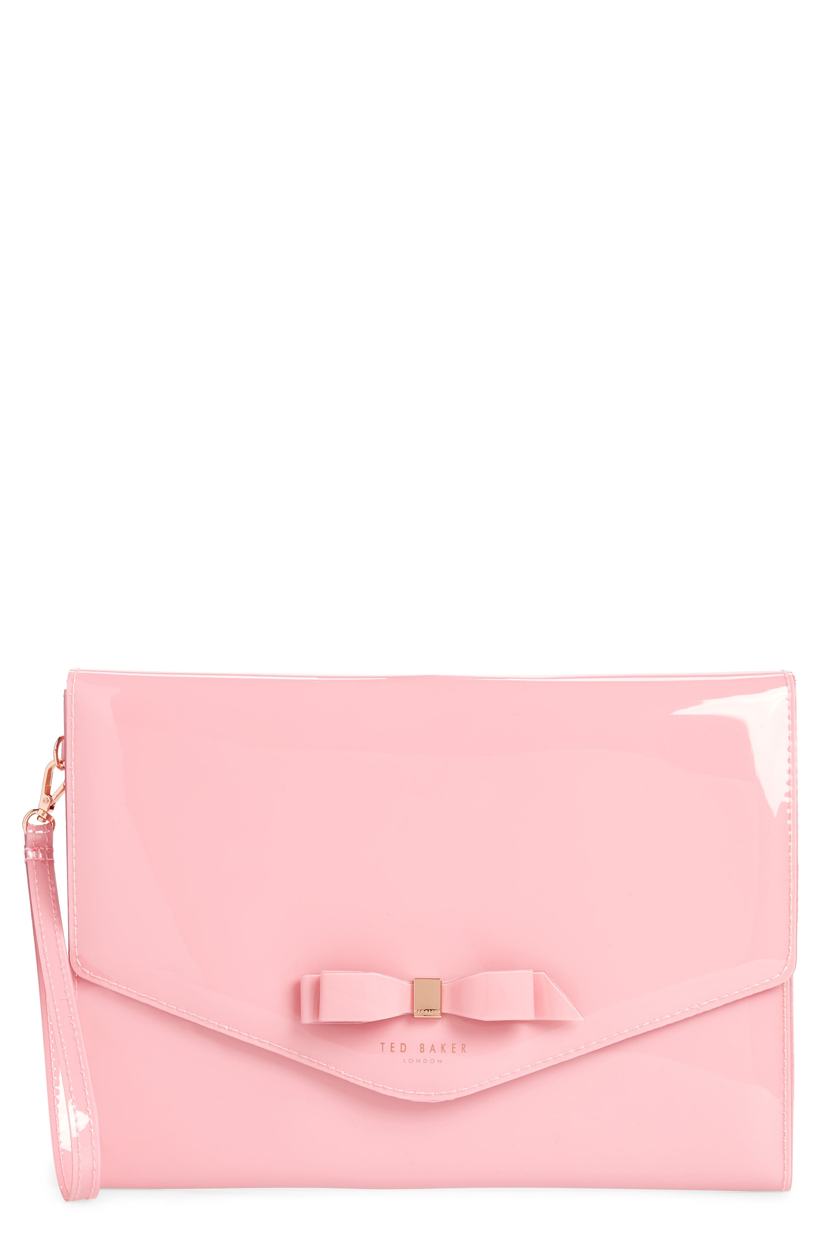Cersei Envelope Clutch, Main, color, PINK