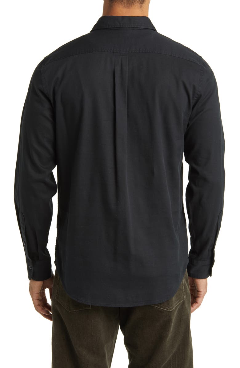 BUCK MASON Draped Twill Button-Up Shirt, Alternate, color, 