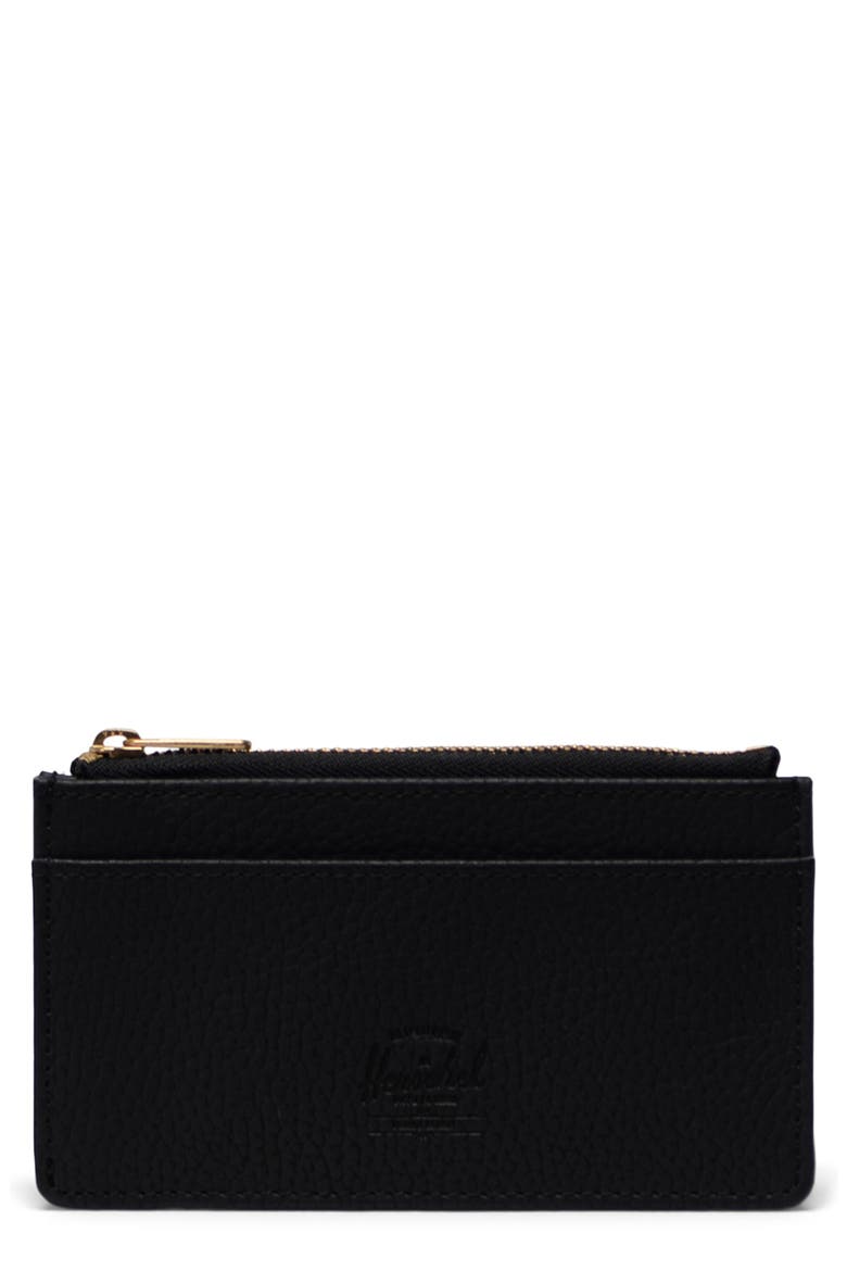 Oscar II Vegan Leather RFID Wallet, Main, color, BLACK