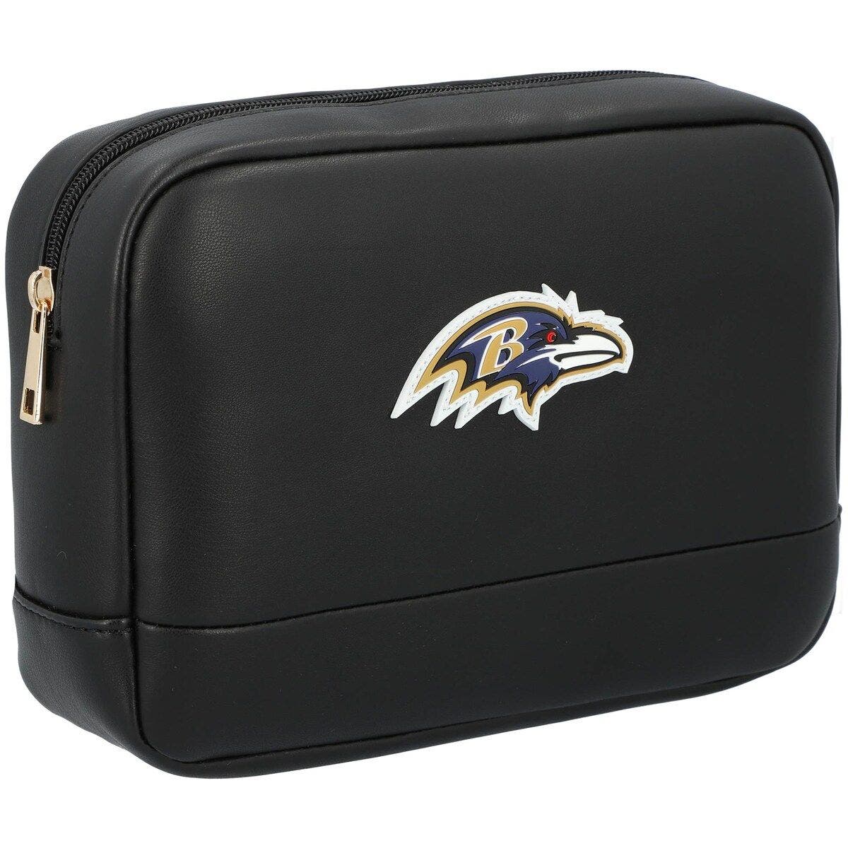 CUCE Baltimore Ravens Cosmetic Bag, Main, color, 