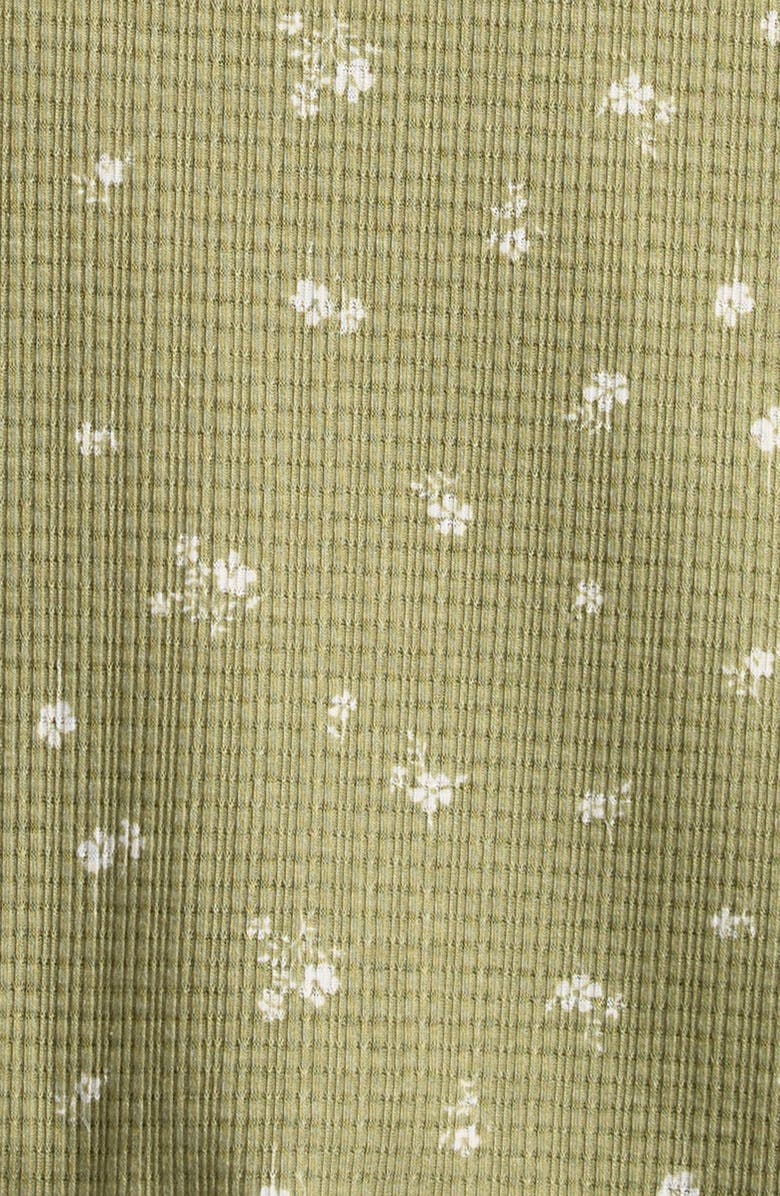 Good Luck Girl Kids' Lettuce Edge Baby Tee, Alternate, color, Sage