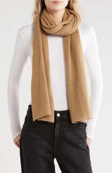 Portolano Cashmere Knit Wrap Scarf