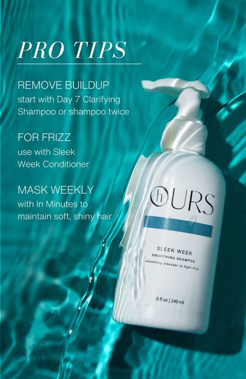 Hours Haircare Sleek Week Smoothing Shampoo In 32 oz