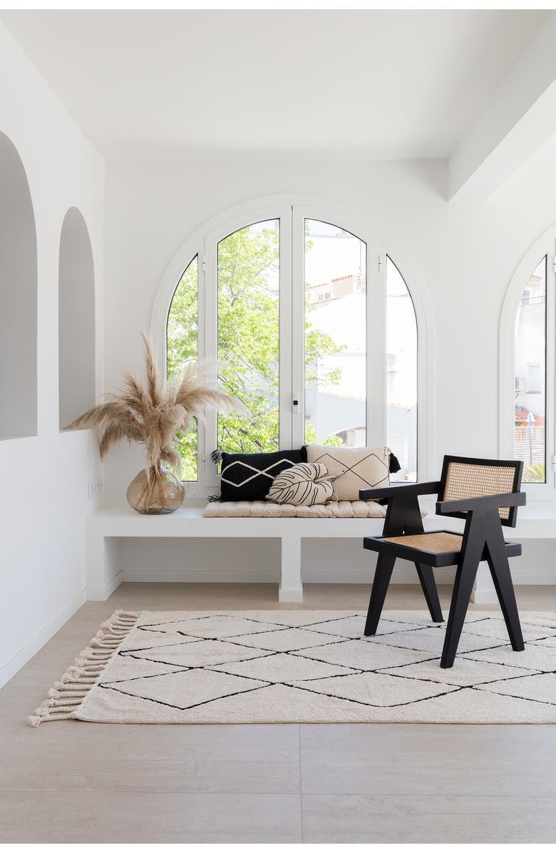 Lorena Canals Oasis Tassel Knit Accent Pillow, Alternate, color, 