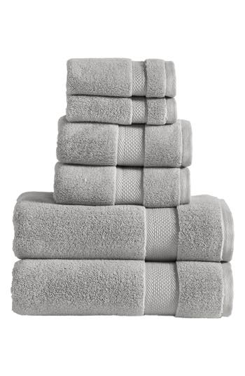 Modern Threads Luxury Quick Dry 6-piece Towel Set In Cloud