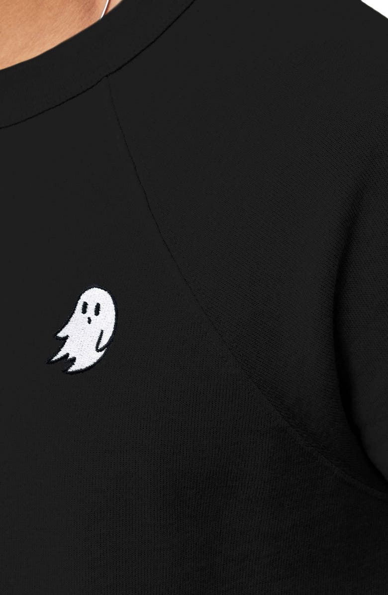 Dalix Ghost Fleece Sweatshirt, Alternate, color, Black