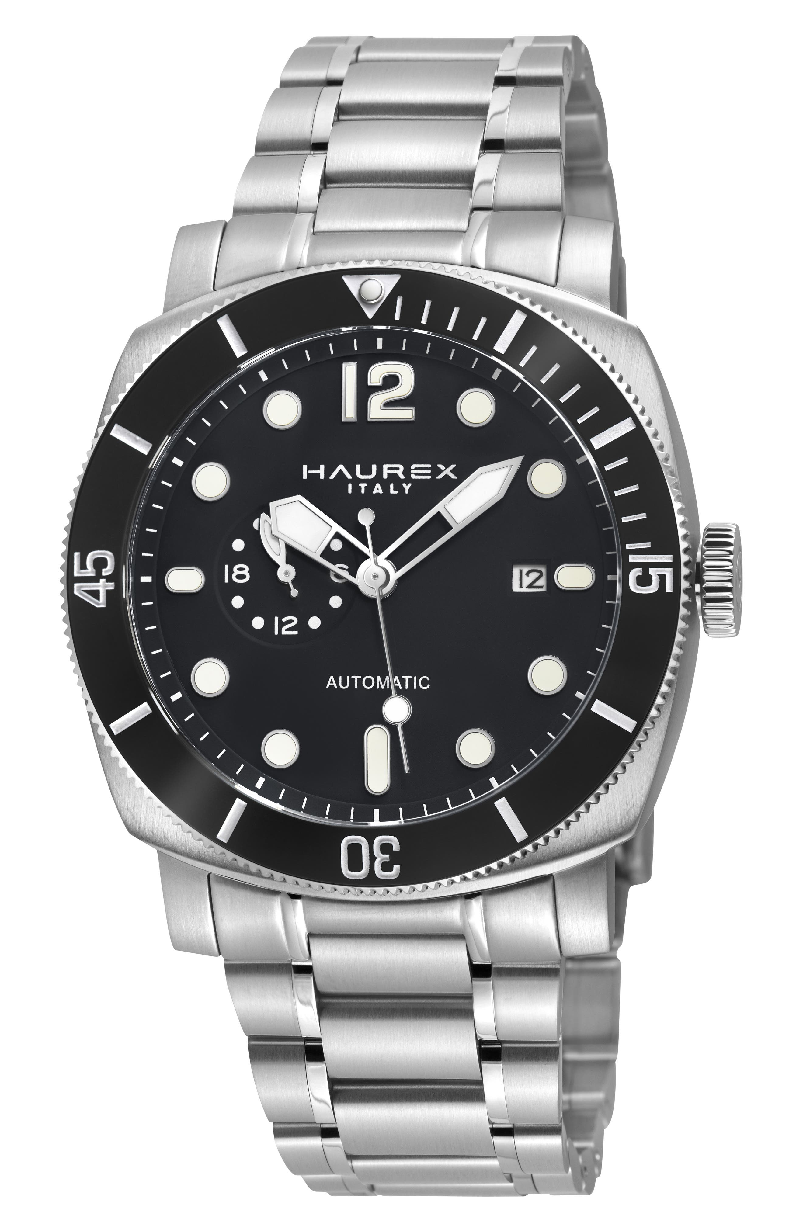 Fortezza Automatic Bracelet Watch, 44mm