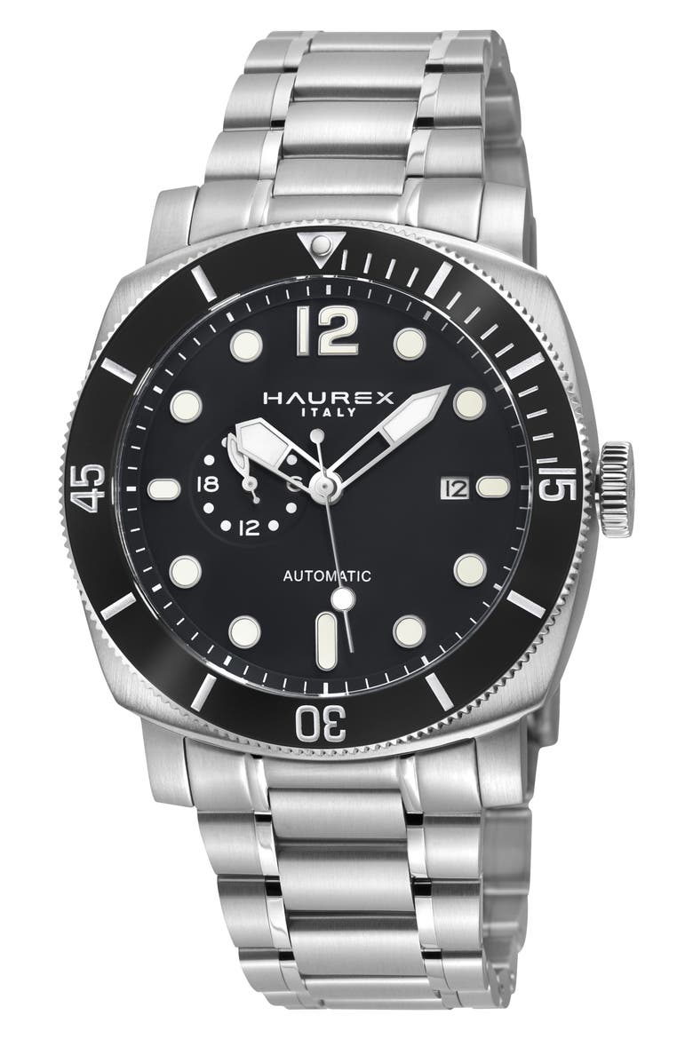 Fortezza Automatic Bracelet Watch, 44mm, Main, color, SILVER