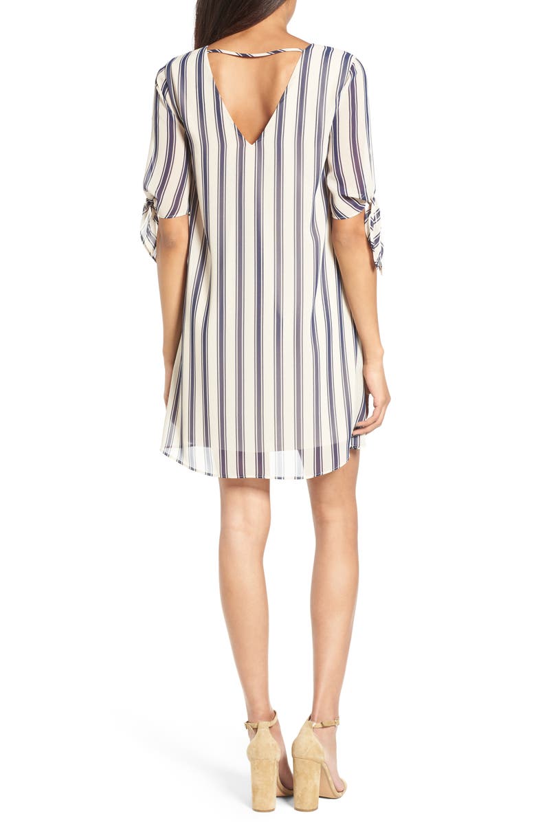 Soprano Jules Split Sleeve Shift Dress, Alternate, color,
