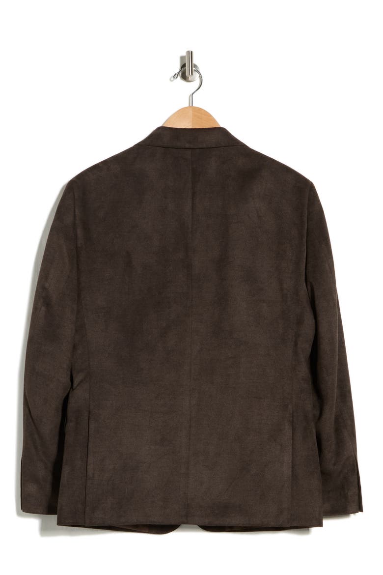 Notch Lapel Blazer, Alternate, color, BROWN