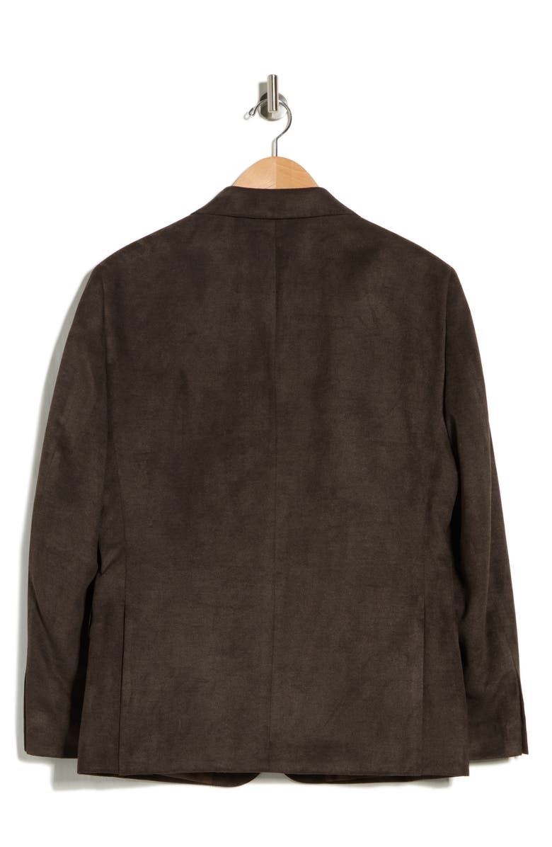 Michael Kors Notch Lapel Blazer, Alternate, color, Brown