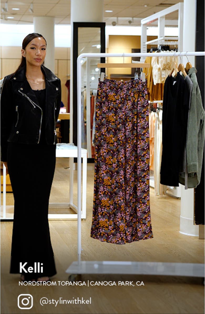 Forever & a Day Floral Wide Leg Pants, sales video thumbnail