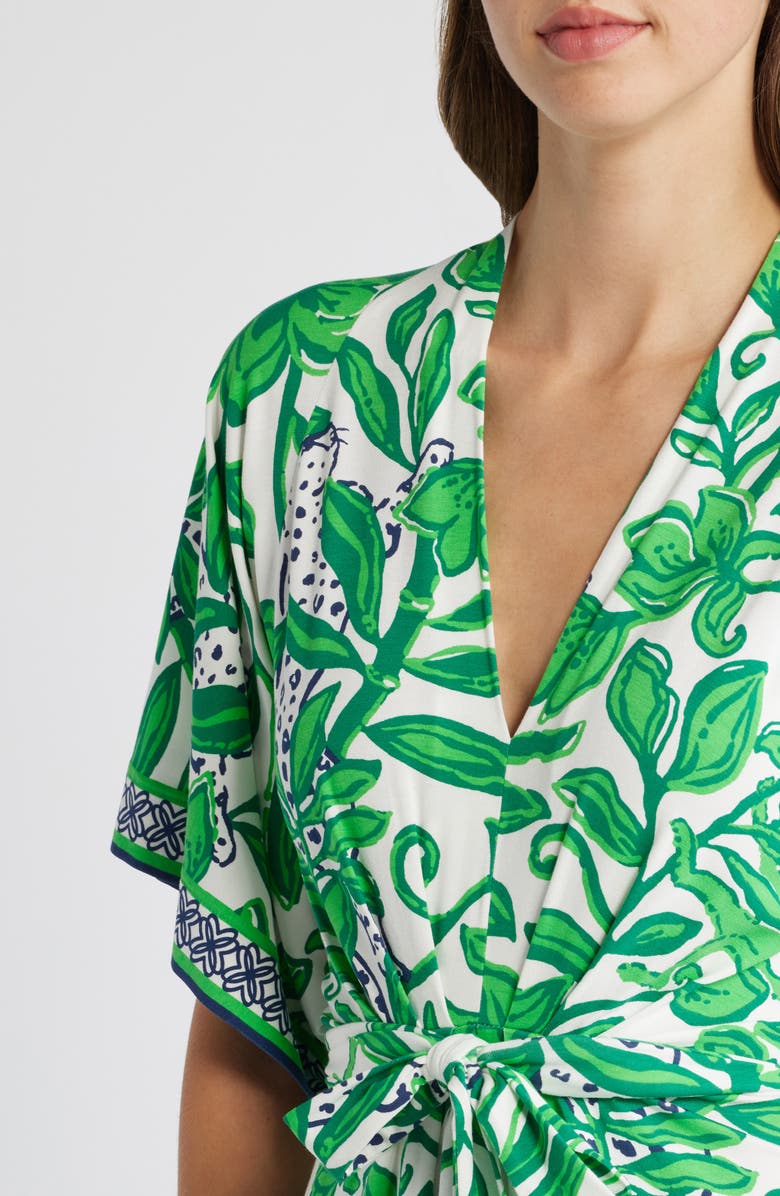 Lilly Pulitzer<sup>®</sup> Wisteria Tie Front Maxi Dress, Alternate, color, 