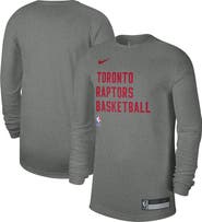 Nike Unisex Nike Heather Gray Toronto Raptors 2023/24 Legend On-Court Practice Long Sleeve T-Shirt