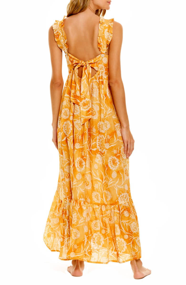 The Lazy Poet Mika Claire Saffron Linen Nightgown, Alternate, color, Claire Saffron