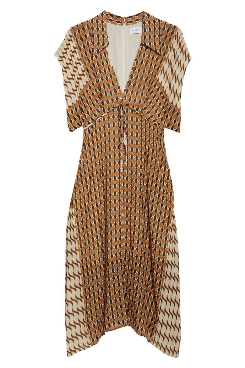 Whitney Mosaic Print, Alternate, color, ECRU/ CINNAMON MULTI