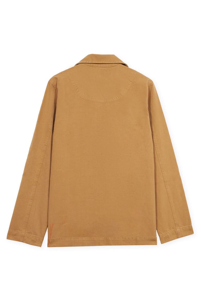 Fortela Solomons Canvas Cotton Overshirt, Alternate, color, Mou