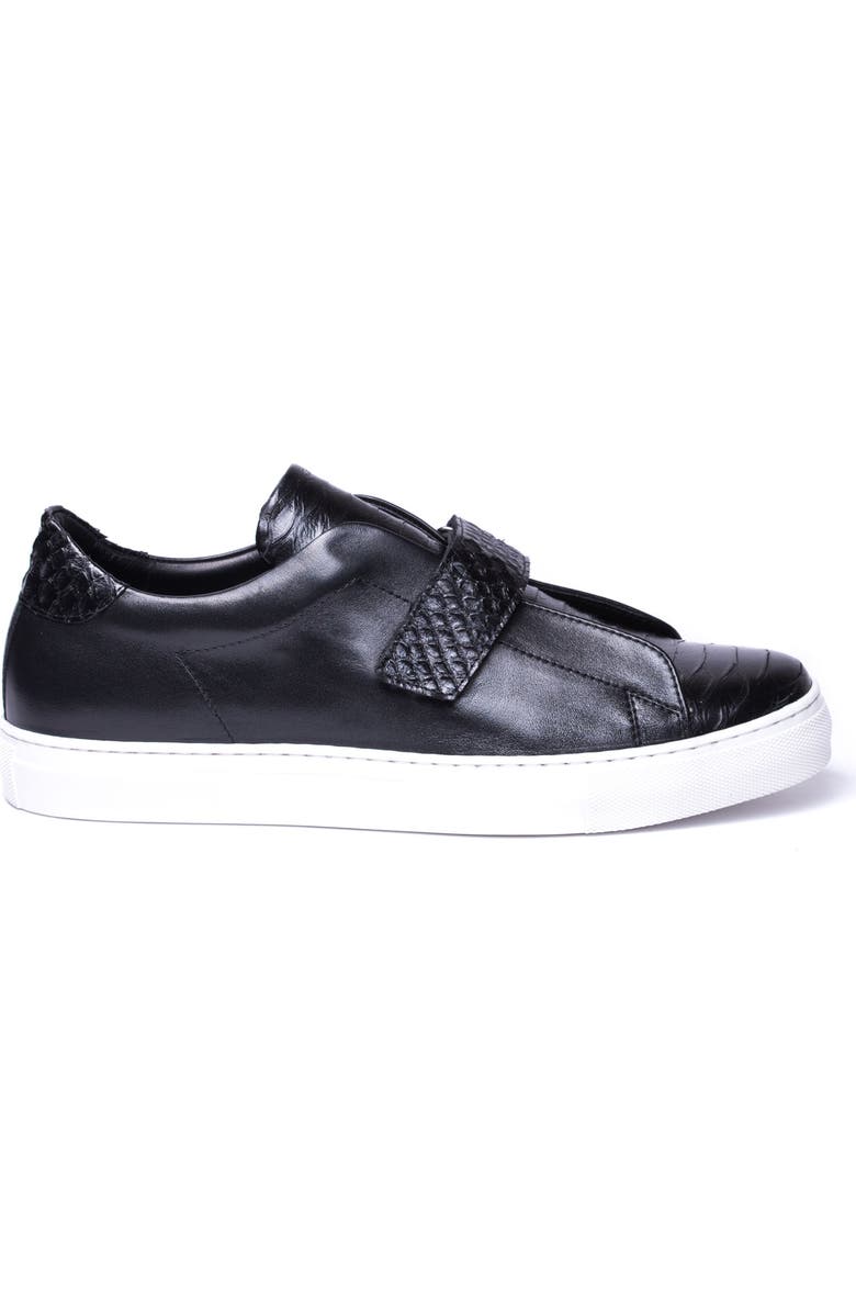 Jared Lang Sergio Laceless Strapped Sneaker, Alternate, color,
