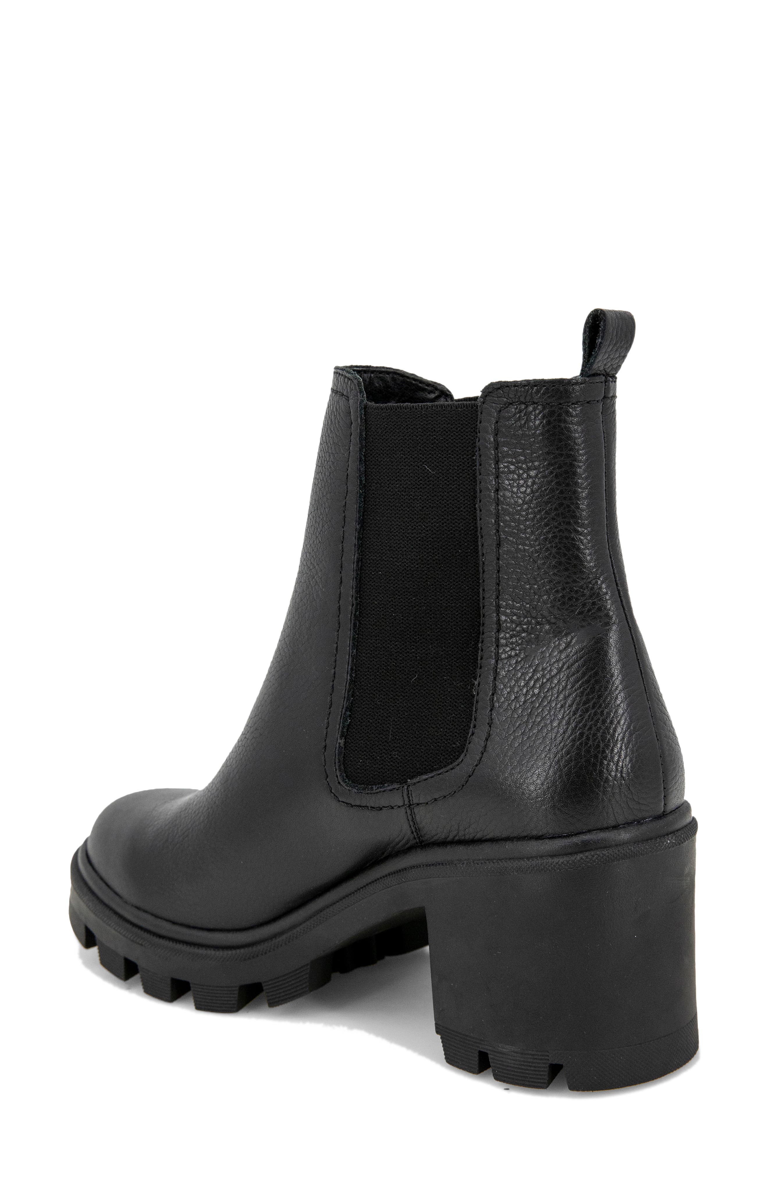 Splendid Marion Block Heel Chelsea Boot, Alternate, color, Black